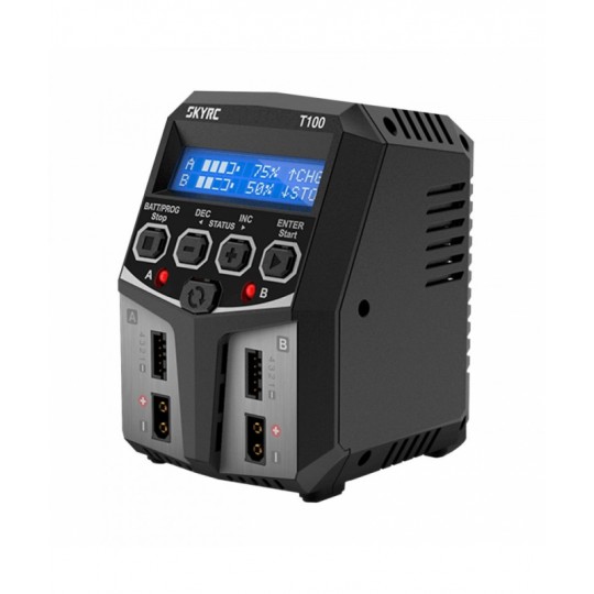 SKYRC Chargeur Double - T100 SKY100162